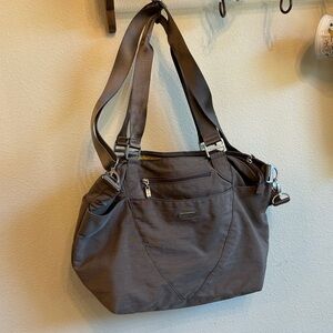 Bagallini travel Gray Shoulder Bag